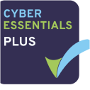 Cyber essentials plus logo.